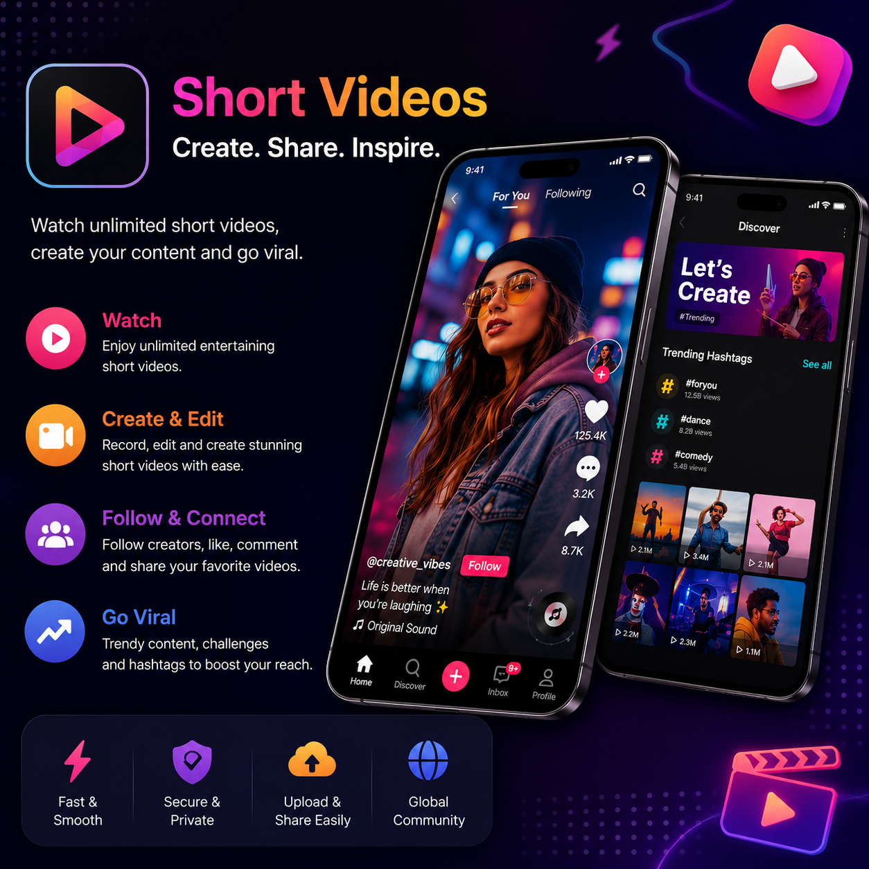Leuka – Short Video & Social Platform