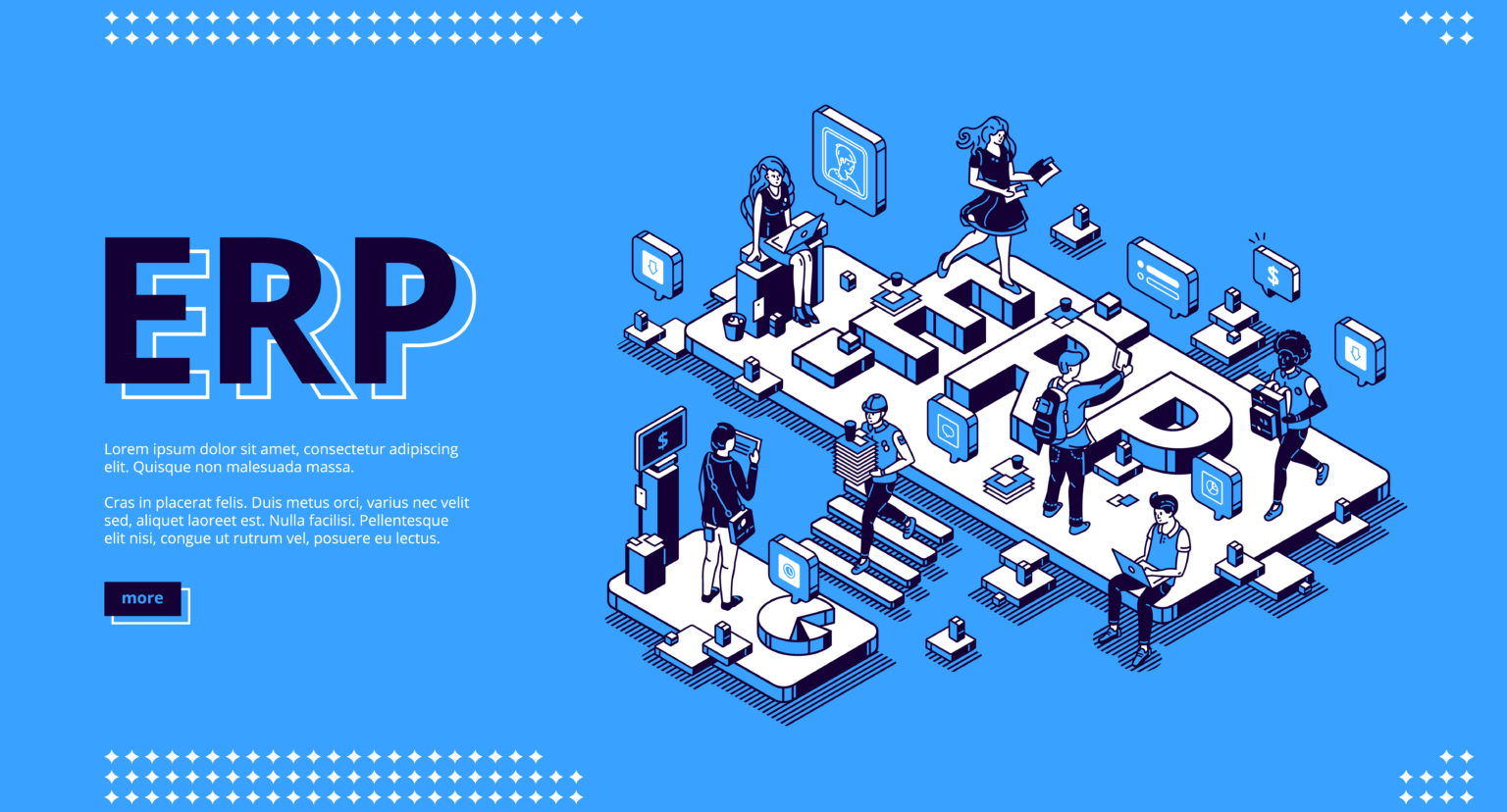 ERP development services banner