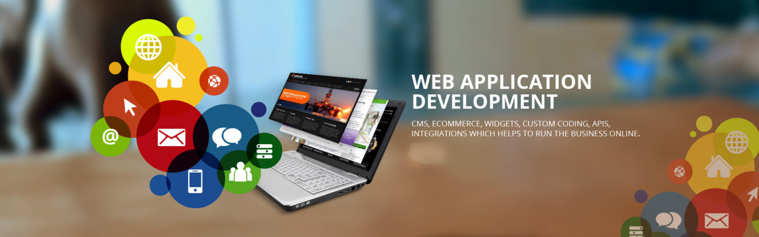 Web application development banner